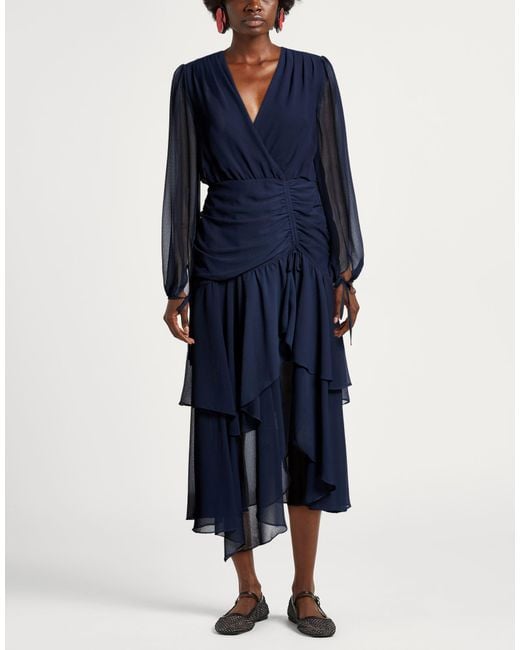 Ted Baker Blue Midi Dress