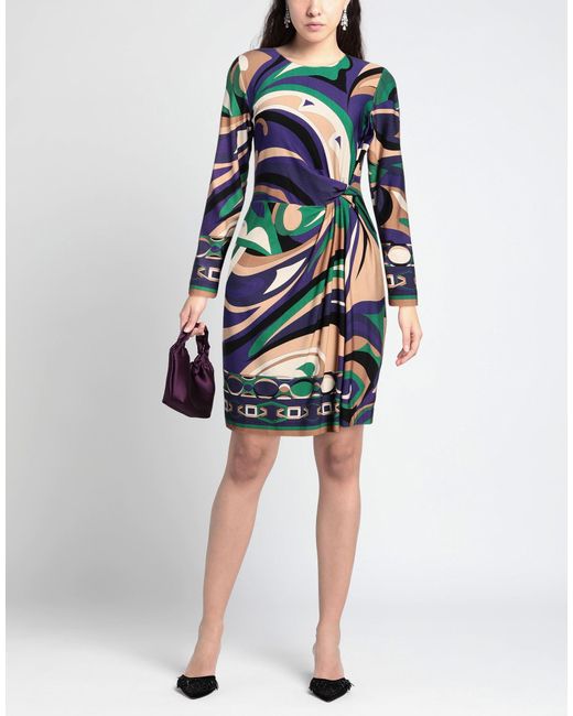 Clips More Blue Midi Dress