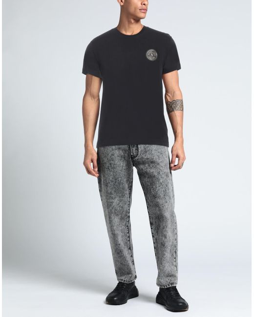 T-shirt Versace Jeans pour homme en coloris Black