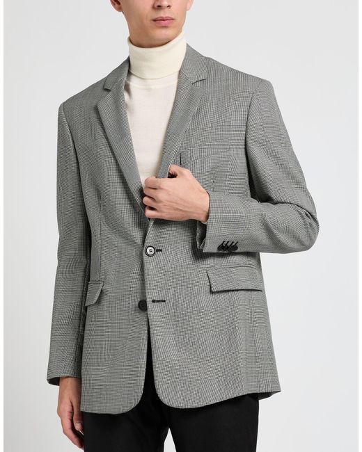 Aspesi Gray Blazer Virgin Wool for men