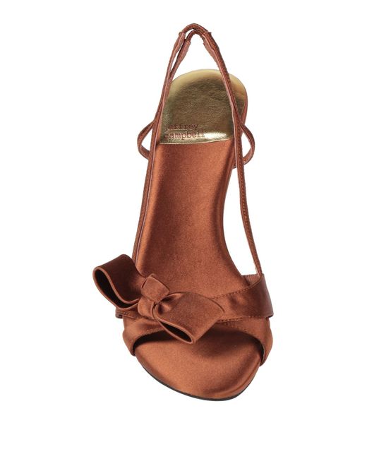 Jeffrey Campbell Brown Sandals Textile Fibers
