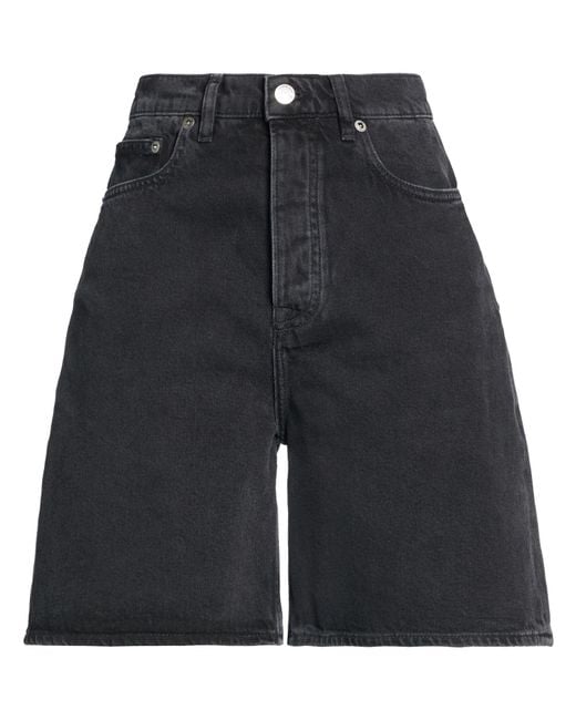 Samsøe & Samsøe Blue Denim Shorts Organic Cotton