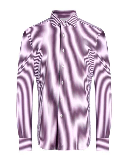 Xacus Purple Burgundy Shirt Polyamide, Elastane for men