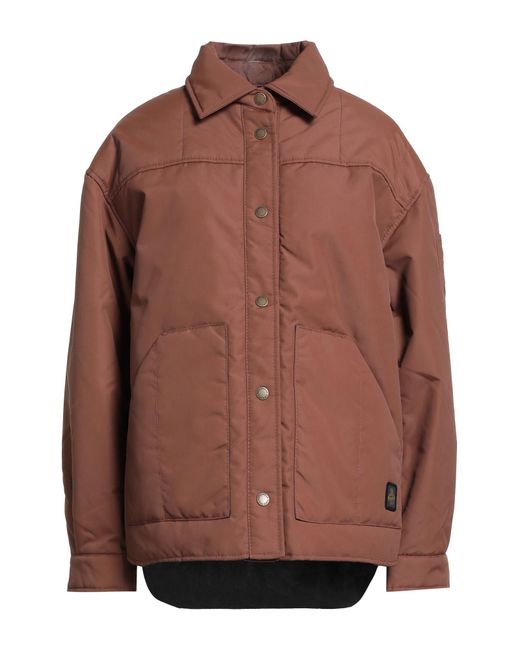 Refrigiwear Brown Jacke & Anorak