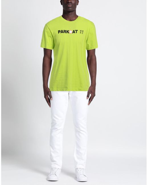 Parkoat Green Acid T-Shirt Cotton for men