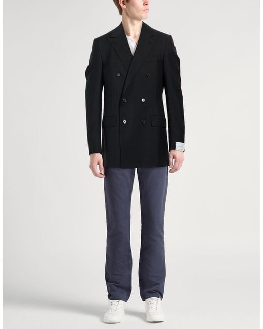 Caruso Black Blazer for men