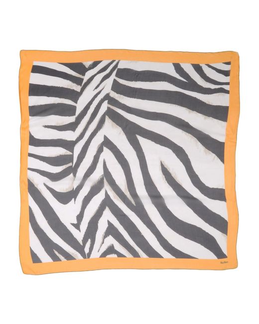 max mara studio square scarf in black save 16 lyst max mara studio square scarf in black save 16 lyst