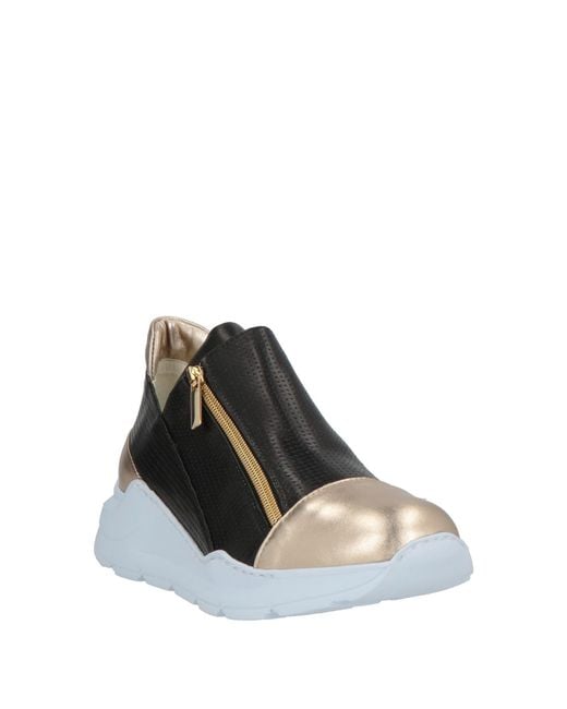 Cerruti 1881 Black Sneakers Goat Skin