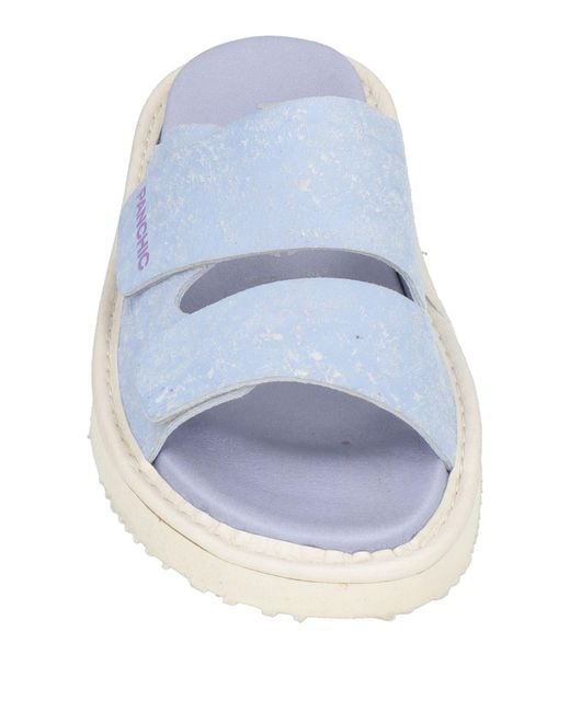 Pànchic Blue Sandals Leather