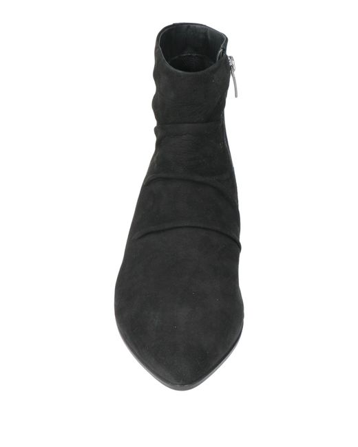 Ecco Black Ankle Boots Leather