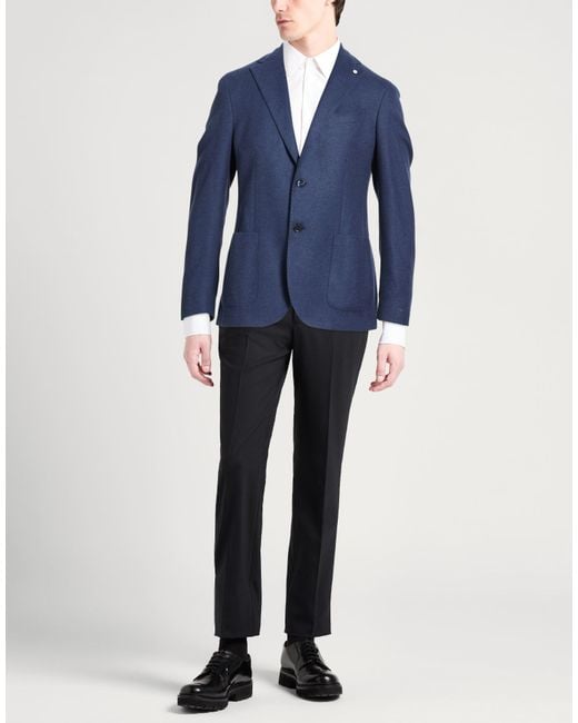 L.b.m. 1911 Blue Blazer Cotton for men