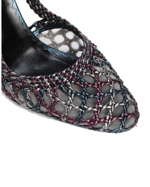 Missoni Blue Pumps Soft Leather