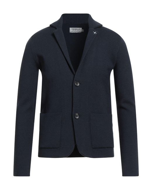Fred Mello Blue Blazers for men