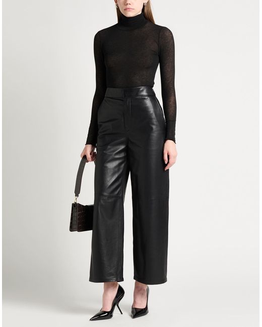 Alpha Studio Black Turtleneck