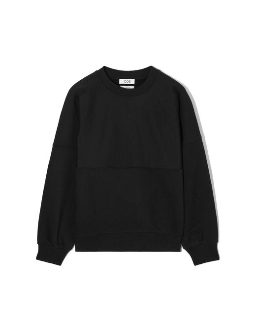 COS Black Sweatshirt for men