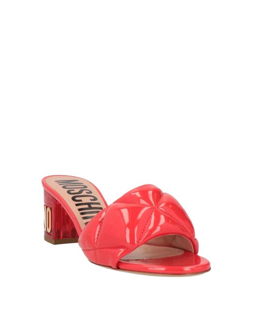 Moschino Red Sandale