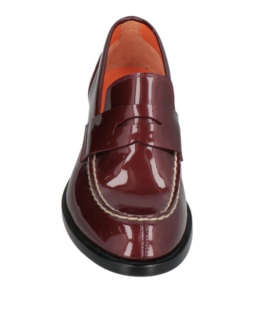 Santoni Red Loafer
