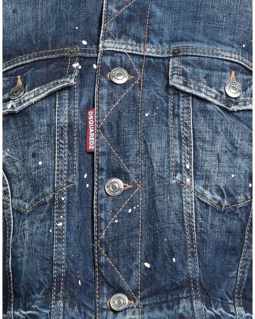 DSquared² Blue Denim Outerwear