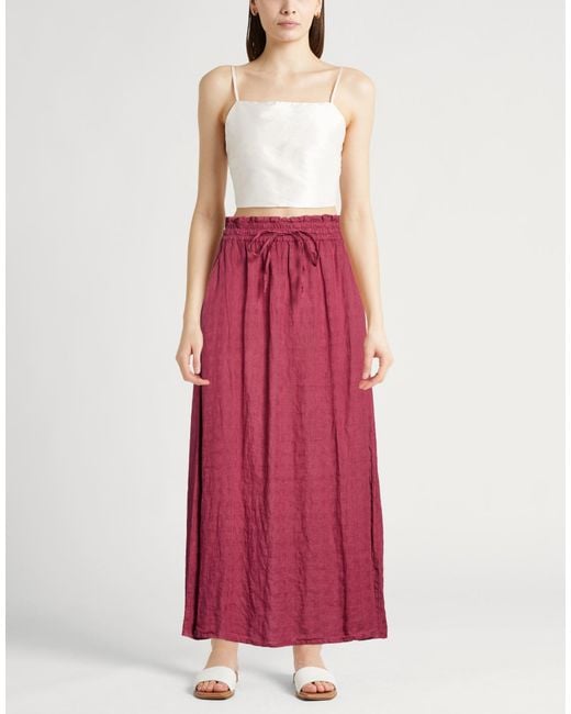 Massimo Alba Red Maxi Skirt