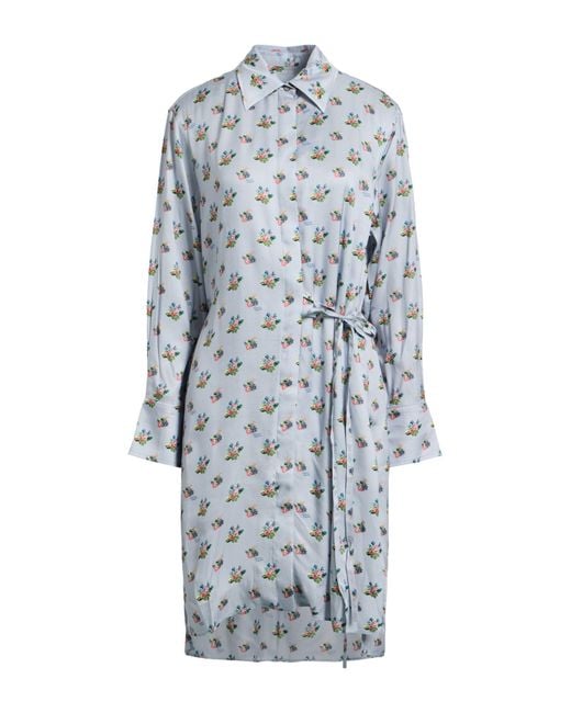 Maison Kitsuné Blue Mini Dress