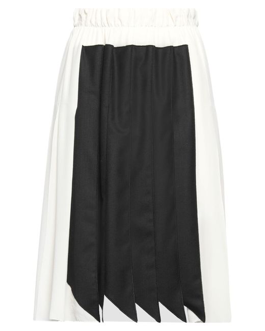 Victoria Beckham Black Midi Skirt