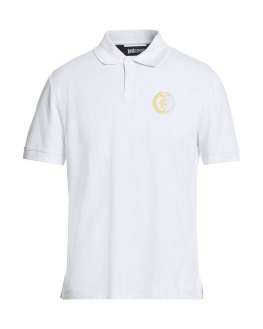 Polo Just Cavalli de hombre de color White