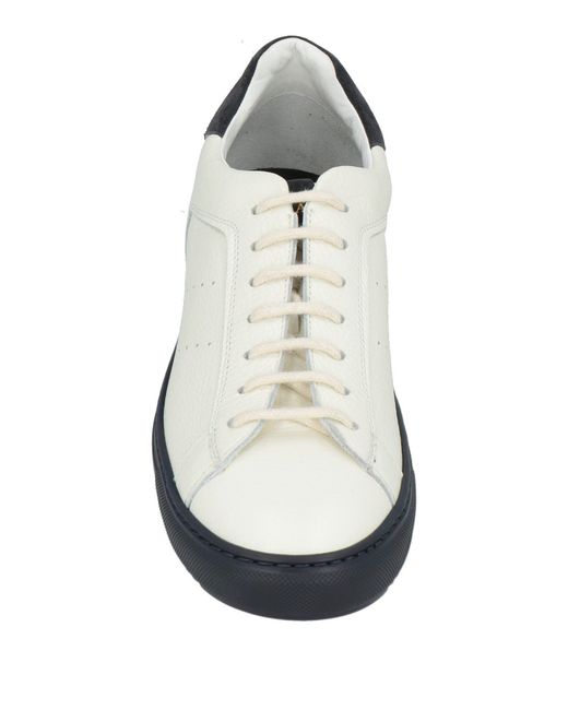 Doucal's White Sneakers Leather for men