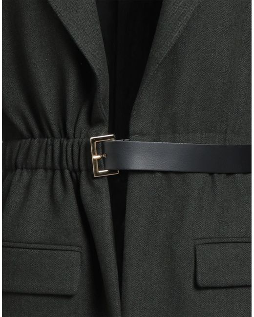 Dondup Black Blazer Polyester, Viscose, Wool, Elastane
