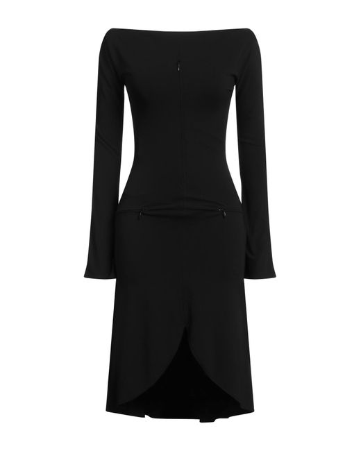 Courreges Black Mini-Kleid