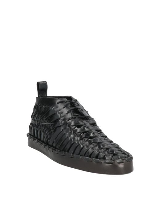 Jil Sander Black Ankle Boots Calfskin