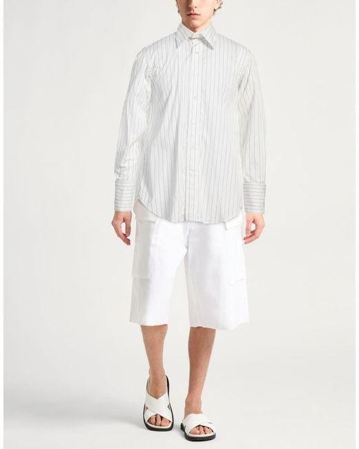 McQueen White Shirt for men