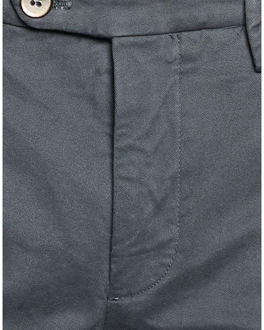 Michael Coal Blue Pants Cotton, Elastane for men