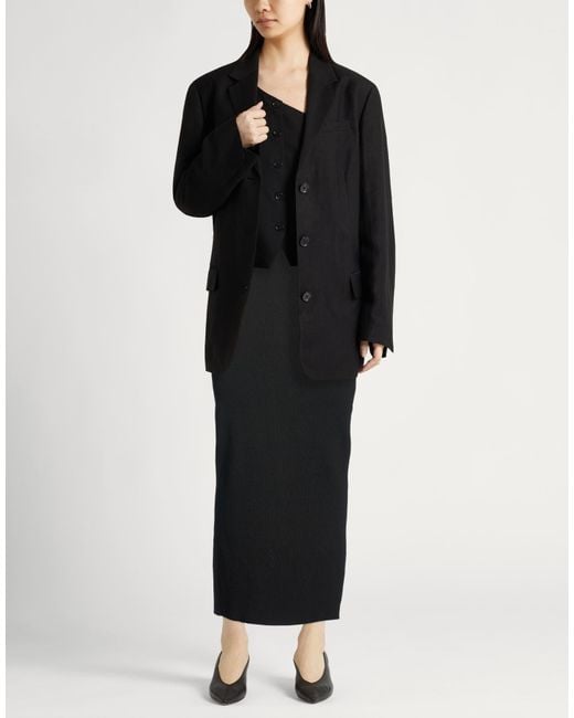 Wardrobe NYC Black Maxi Skirt Cotton