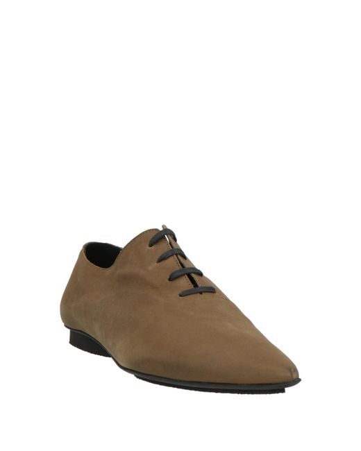 Uma Wang Brown Lace-Up Shoes Calfskin
