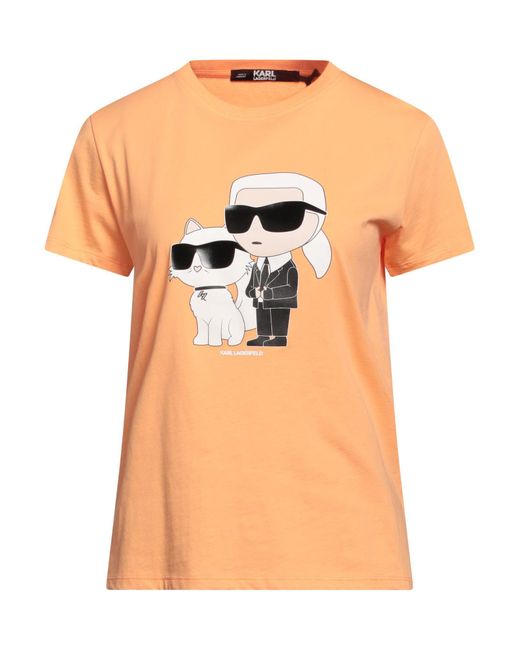 Karl Lagerfeld Orange T-shirt