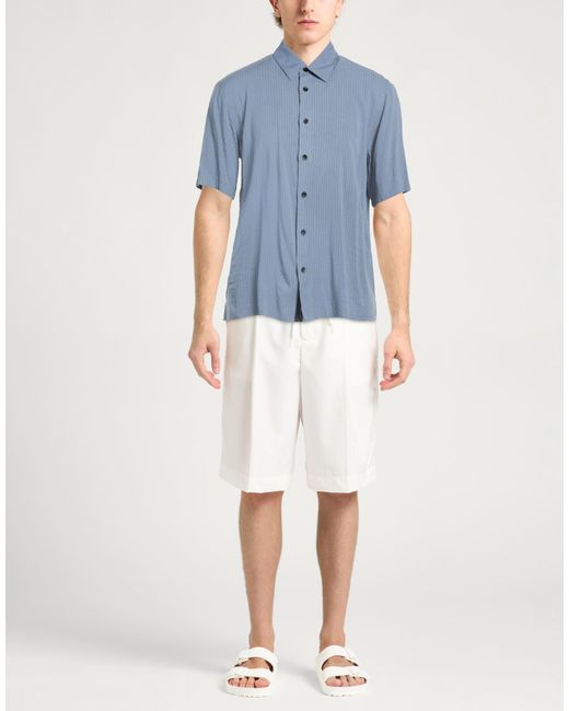 Rag & Bone Blue Shirt Rayon, Cotton for men