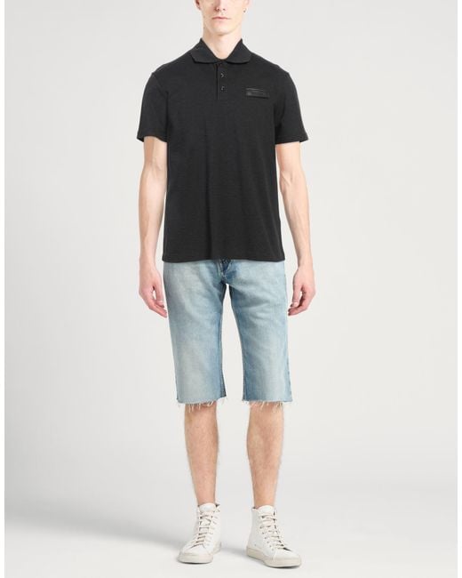 Versace Black Polo Shirt for men