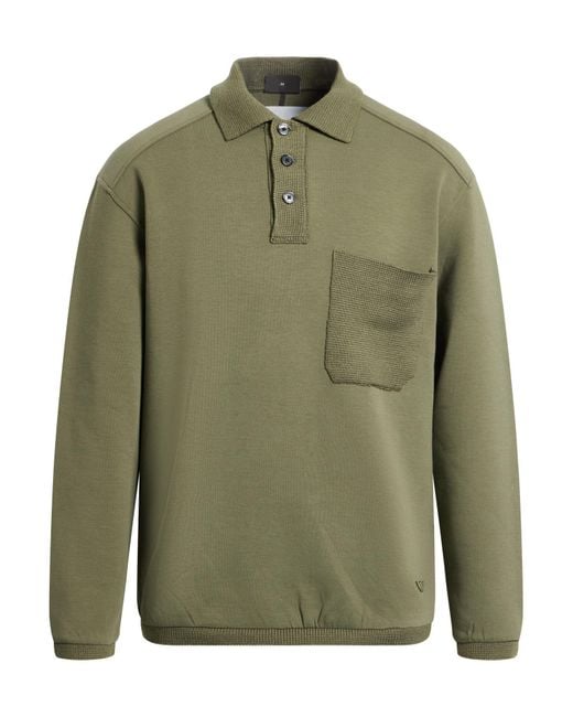 Emporio Armani Green Polo Shirt for men