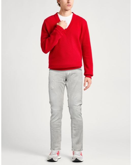 Dondup Gray Light Jeans Cotton, Elastane for men