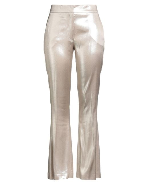 Genny Natural Pants Viscose, Elastane