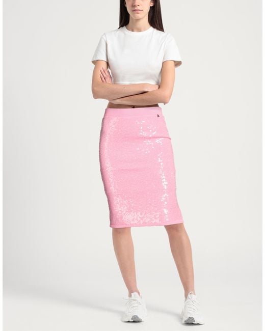 Blugirl Blumarine Pink Midi Skirts
