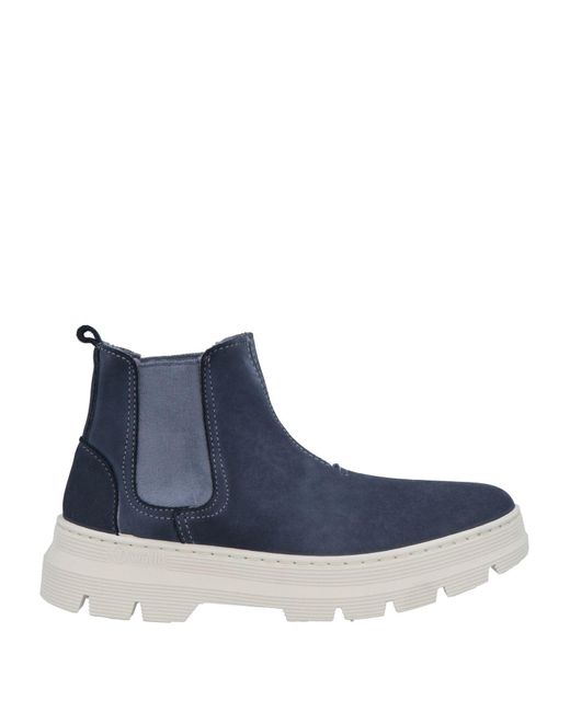 Natural World Blue Ankle Boots