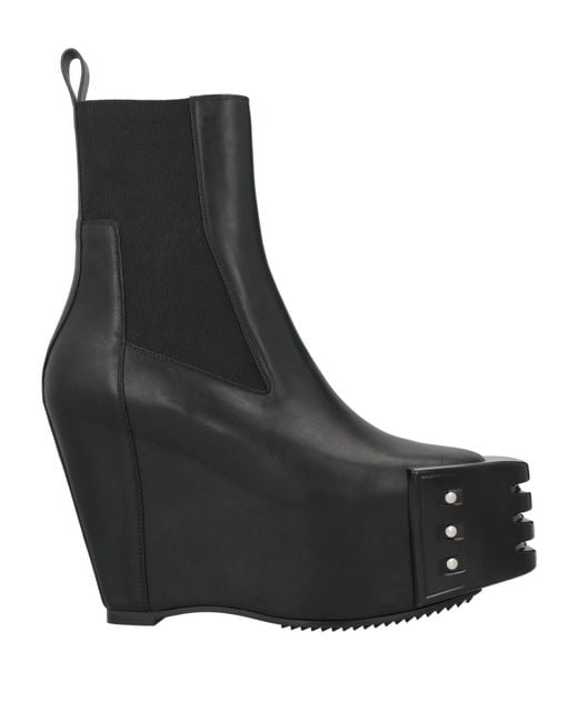 Rick Owens Black Ankle Boots for men