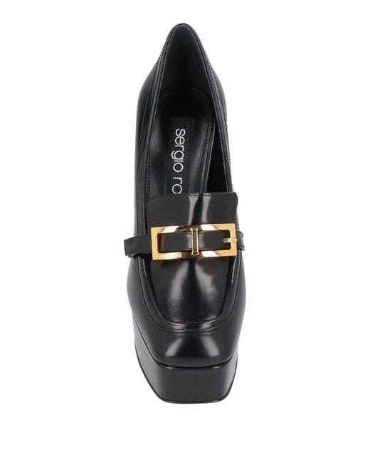 Sergio Rossi Black Loafers Leather