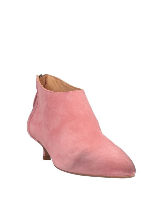 GIO+ Pink Ankle Boots