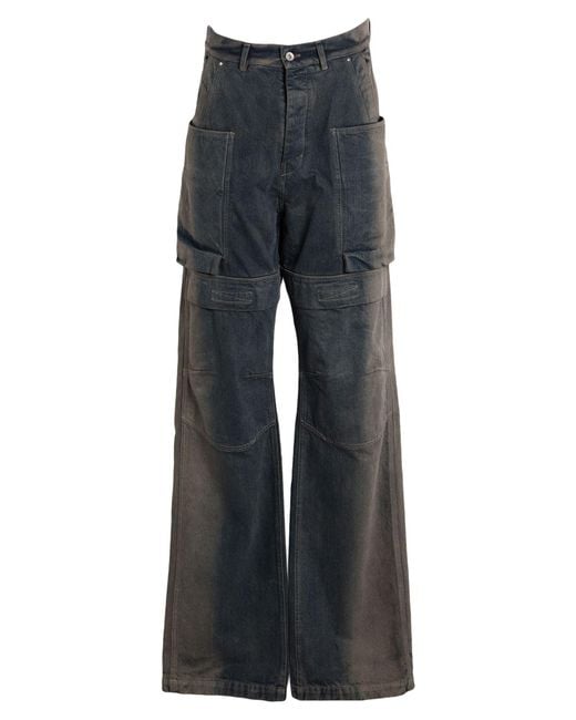 Rick Owens Blue Jeans Cotton for men