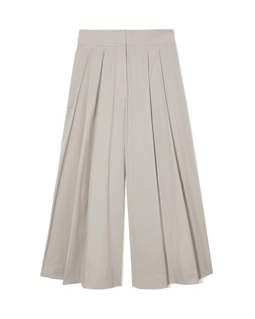 COS Gray Cropped Trousers