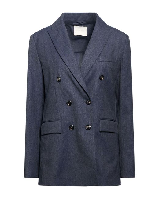 Circolo 1901 Blue Blazer Virgin Wool, Elastane
