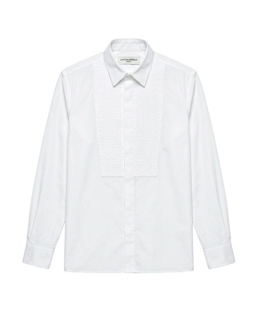 Officine Generale White Shirt Cotton