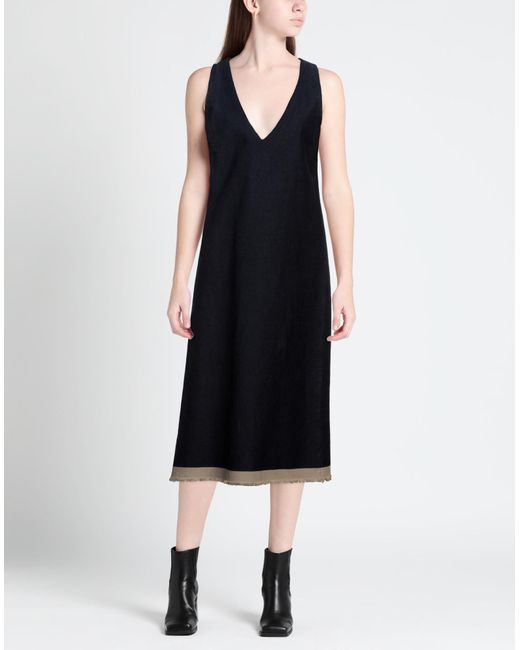 Nine:inthe:morning Black Midi Dress